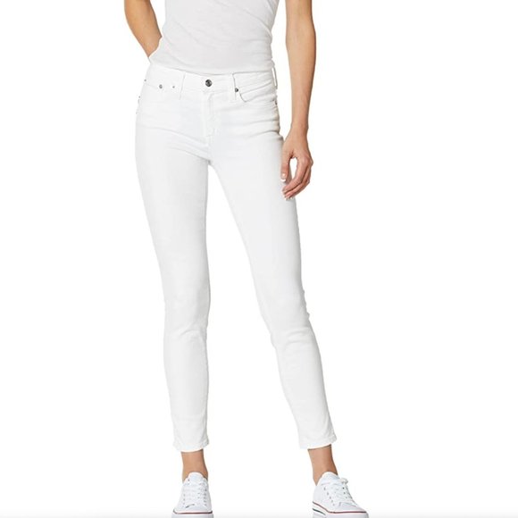 J.CREW Women's 8" Mid rise Skinny Toothpick Ankle Jeans 32 - Picture 6 of 6